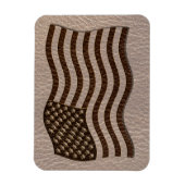 Magnet Flexible Drapeau USA Soft en cuir (Vertical)