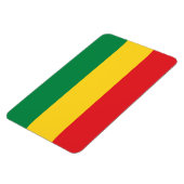 Magnet Flexible Drapeau vert, or (jaune) et rouge (Côté Gauche)