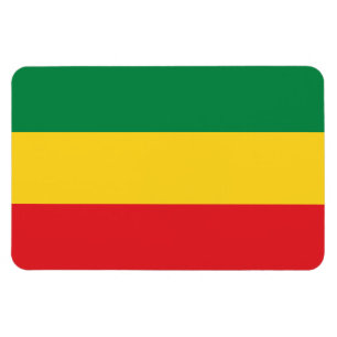 Magnet Flexible Drapeau vert, or (jaune) et rouge