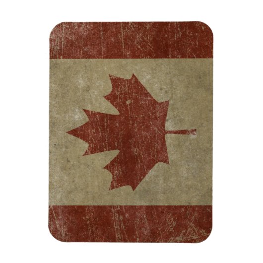 Magnet Flexible Drapeau vintage Canada (Vertical)
