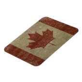 Magnet Flexible Drapeau vintage Canada (Côté Gauche)