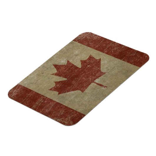 Magnet Flexible Drapeau vintage Canada (Côté Gauche)