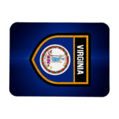 Magnet Flexible Drapeau Virginia (Horizontal)