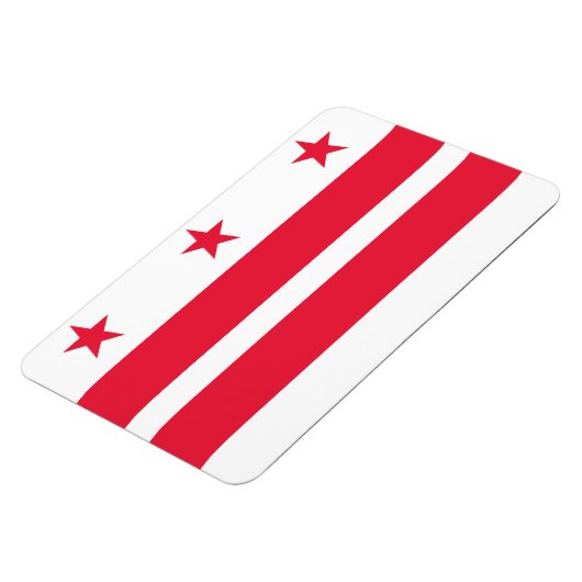 Magnet Flexible Drapeau Washington DC (Côté Gauche)