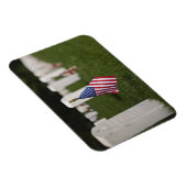 Magnet Flexible Drapeaux américains sur les tombes des vétérans am (Côté Droit)