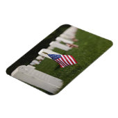 Magnet Flexible Drapeaux américains sur les tombes des vétérans am (Côté Gauche)