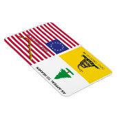 Magnet Flexible Drapeaux De La Révolution Américaine (Côté Droit)