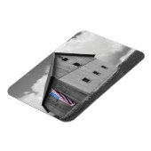 Magnet Flexible Drapeaux de nos agriculteurs - Grange avec drapeau (Côté Gauche)