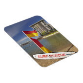 Magnet Flexible Drapeaux et carte de secourt de surf (Côté Droit)