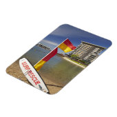 Magnet Flexible Drapeaux et carte de secourt de surf (Côté Gauche)