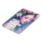 Magnet Flexible Dream Big, Citation inspirante pour fille (Côté Gauche)