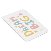 Magnet Flexible Dream Big Pastel Hearts (Côté Droit)