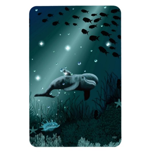 Magnet Flexible Dream dauphin (Vertical)