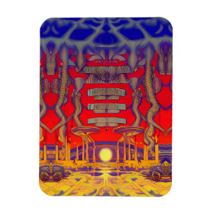 Magnet Flexible Dreamland psychédélique