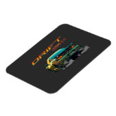 MAGNET FLEXIBLE DRIFT LEGEND SUPRA MK4 - STYLE ANIME (Côté Gauche)