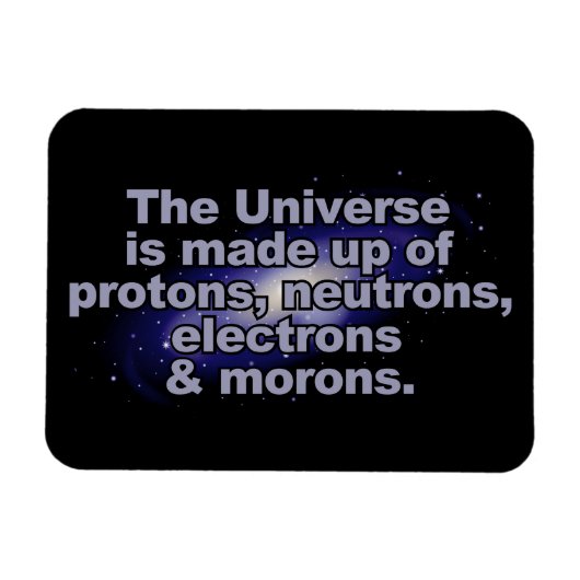 Magnet Flexible Drôle aimant "L'Univers" (Horizontal)