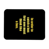 Magnet Flexible Drôle attraper une blague de bus (Horizontal)