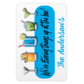 Magnet Flexible Drôle bateau de croisière Booze Décor de porte (Vertical)