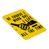 Magnet Flexible Drôle Bière de l'Humour Golden Lager bulles (Côté Droit)