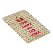 Magnet Flexible Drôle Bouddha disant (Côté Droit)