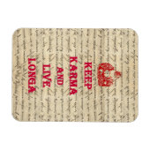 Magnet Flexible Drôle Bouddha disant (Horizontal)