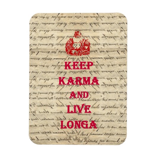 Magnet Flexible Drôle Bouddha disant (Vertical)