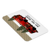 Magnet Flexible Drôle cadeau de vacances Firefighter (Côté Droit)