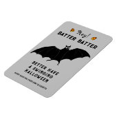 Magnet Flexible Drôle cadeau d'Halloween de baseball (Côté Gauche)