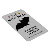 Magnet Flexible Drôle cadeau d'Halloween de baseball (Côté Droit)