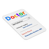 Magnet Flexible Drôle cadeau Meilleur Docteur (Côté Droit)