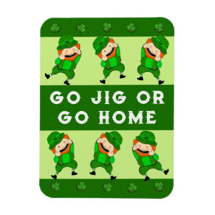 Magnet Flexible Drôle carte de la Saint Patrick
