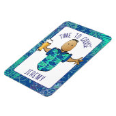 Magnet Flexible Drôle Cartoon Vacances pour lui Cabine de croisièr (Côté Gauche)