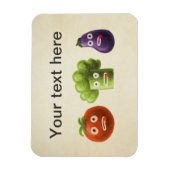 Magnet Flexible Drôle Cartoon Vegetables (Vertical)