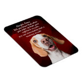 Magnet Flexible Drôle chien pensée aimant (Côté Droit)