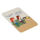 Magnet Flexible Drôle Chien Pourrissant Du Vin Quand Il Ne Poophe (Côté Droit)