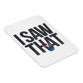 Magnet Flexible Drôle Citation Jésus Mème, J'Ai Vu Que Jésus (Côté Droit)