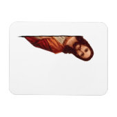 Magnet Flexible Drôle Citation Jésus Mème, J'Ai Vu Que Jésus (Horizontal)