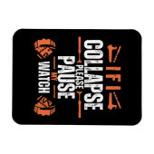 Magnet Flexible Drôle-courir (Horizontal)