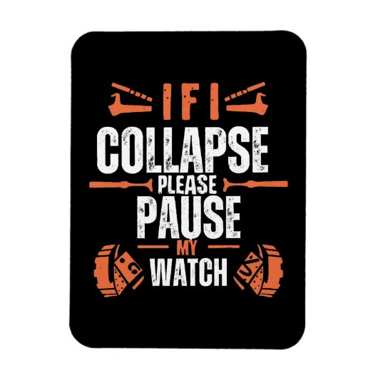 Magnet Flexible Drôle-courir (Vertical)