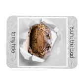 Magnet Flexible Drôle crapaud valentines cadeau de jour (Horizontal)