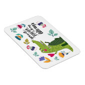 Magnet Flexible Drôle crocodile Saint Valentin cadeau (Côté Droit)