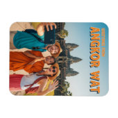 Magnet Flexible Drôle d'Angkor Wat Cambodge (Horizontal)