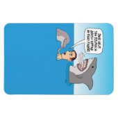 Magnet Flexible Drôle Dauphin Nip et Shark Bite (Horizontal)
