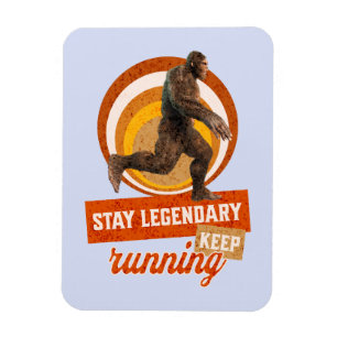 Magnet Flexible Drôle de motivation de course de Bigfoot