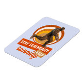 Magnet Flexible Drôle de motivation de course de Bigfoot (Côté Gauche)