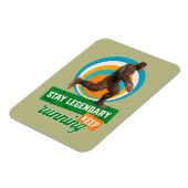 Magnet Flexible Drôle de motivation de course de Bigfoot (Côté Gauche)
