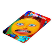 Magnet Flexible Drôle de soleil amusant (Côté Gauche)
