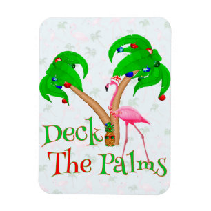 Magnet Flexible Drôle Deck Les Palmiers