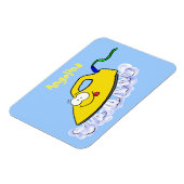 Magnet Flexible Drôle dessin animé linge de fer (Côté Gauche)