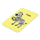 Magnet Flexible Drôle dessin animé zèbre (Côté Gauche)